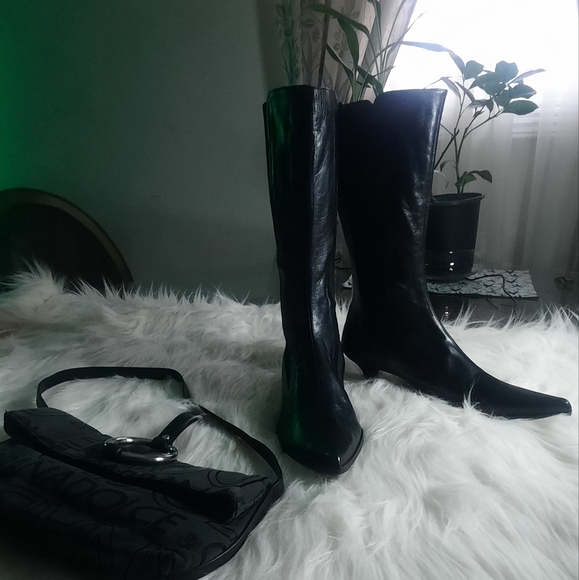 🥳 SALE #2: furla below the knee boots low heels - Picture 4 of 16